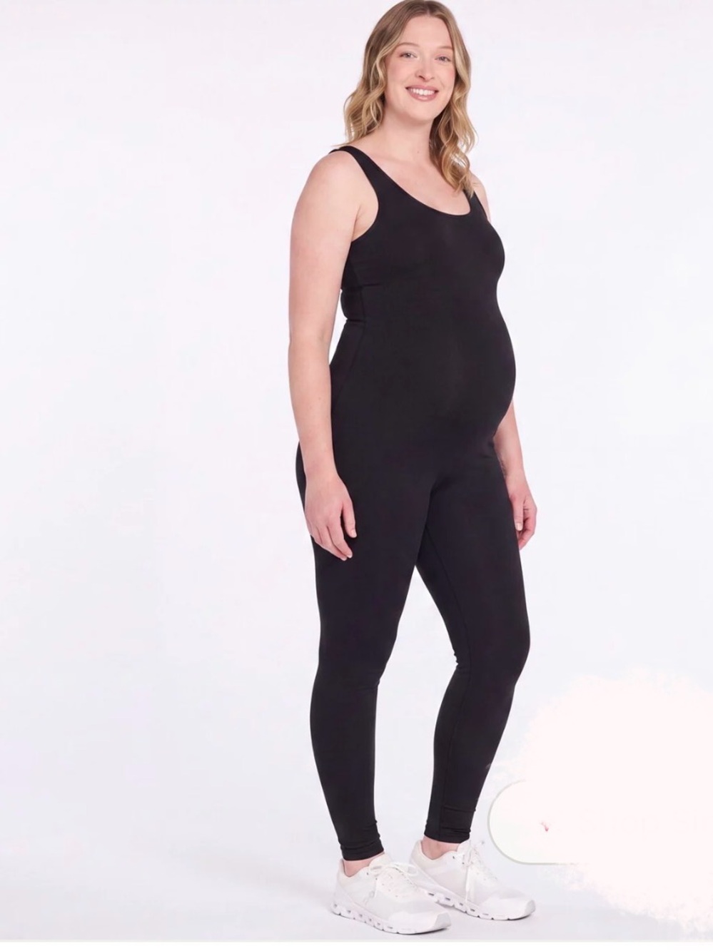Maternity Motherhood® Unitard Bodysuit Black XL